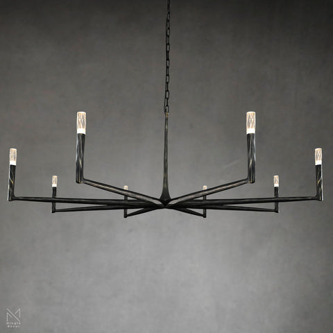 Thaddeus Round Chandelier 72"