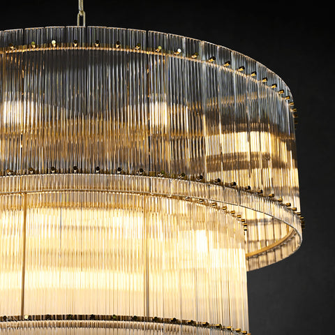 San Marco 2-Tier Round Chandelier 48"