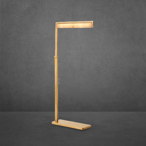 Audubon Alabaster Task Floor Lamp