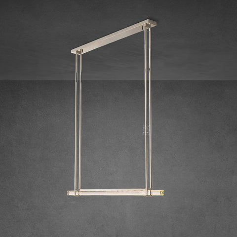 Audubon Single Bar Linear Chandelier 60″