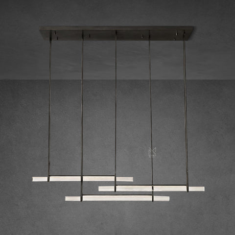 Audubon Triple Bar Linear Chandelier