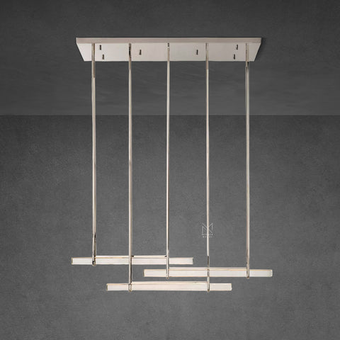 Audubon Triple Bar Linear Chandelier