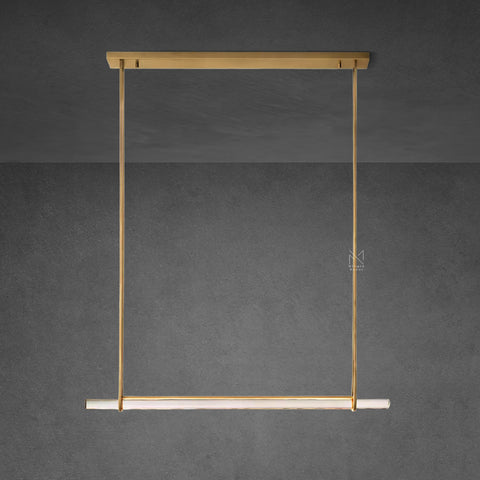 Audubon Single Bar Linear Chandelier 60″