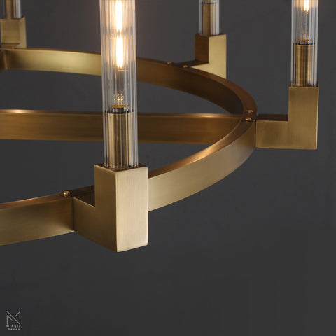 Cannele Round Chandelier 72"