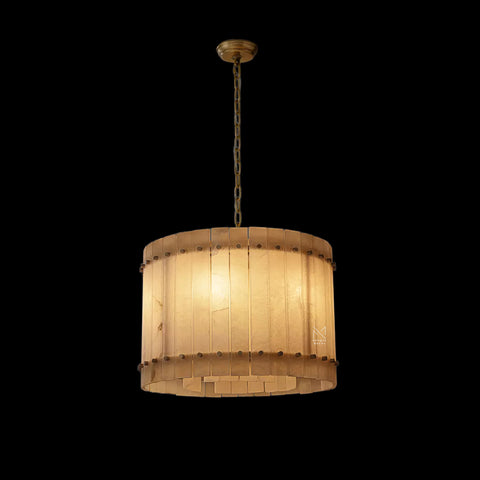 San Marco Alabaster Round Chandelier 22"