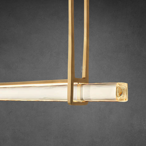 Audubon Single Bar Linear Chandelier 60″