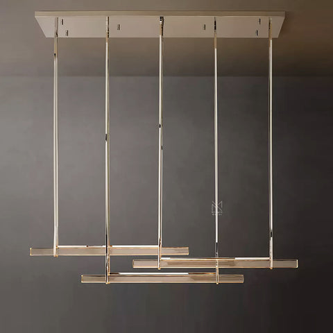 Audubon Triple Bar Linear Chandelier