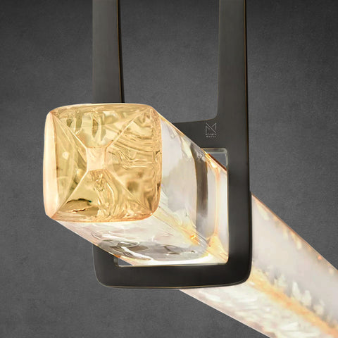Audubon Single Bar Linear Chandelier 60″