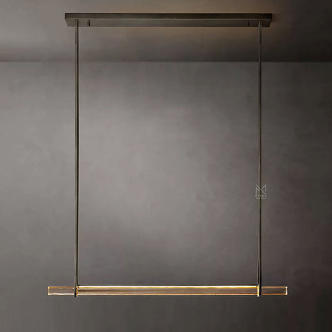 Audubon Single Bar Linear Chandelier 60″