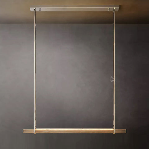 Audubon Single Bar Linear Chandelier 60″