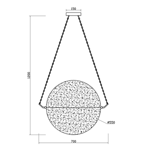 Aaron Alabaster Sphere Suspension Lamp, Pendant Kitchen Island Lamp