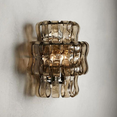 Amor Glass Wall Sconce 12"