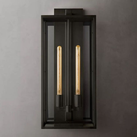 Beck Outdoor Vintage Wall Sconce 28"H