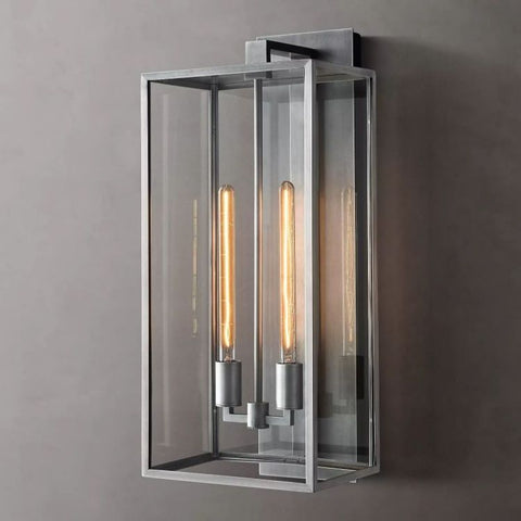 Beck Outdoor Vintage Wall Sconce 28"H